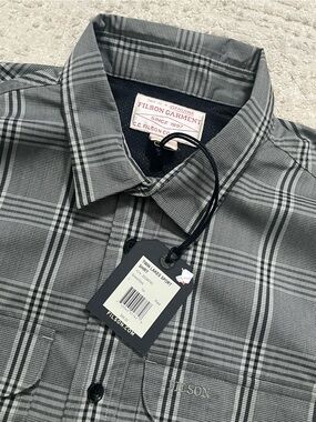 NWT Filson Twin Lakes Sport Short Sleeved Button Down Shirt